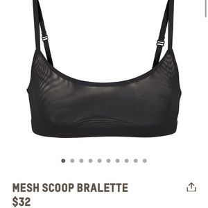 Skims Mesh Scoop Bralette